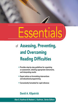 cover image of Essentials of Assessing, Preventing, and Overcoming Reading Difficulties